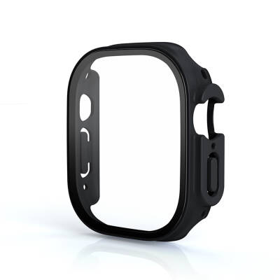 Apple Watch Ultra 49mm Zore 01 Case and Screen Protector Black