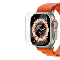 Apple Watch Ultra 49mm Zore Akıllı Saat Cam Ekran Koruyucu Renksiz