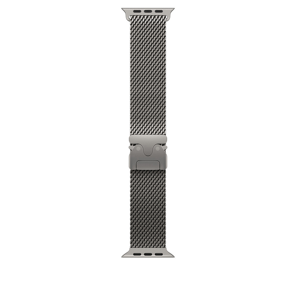 Apple Watch Ultra 49mm Zore KRD-100 Titanyum Hasır Kordon - 9