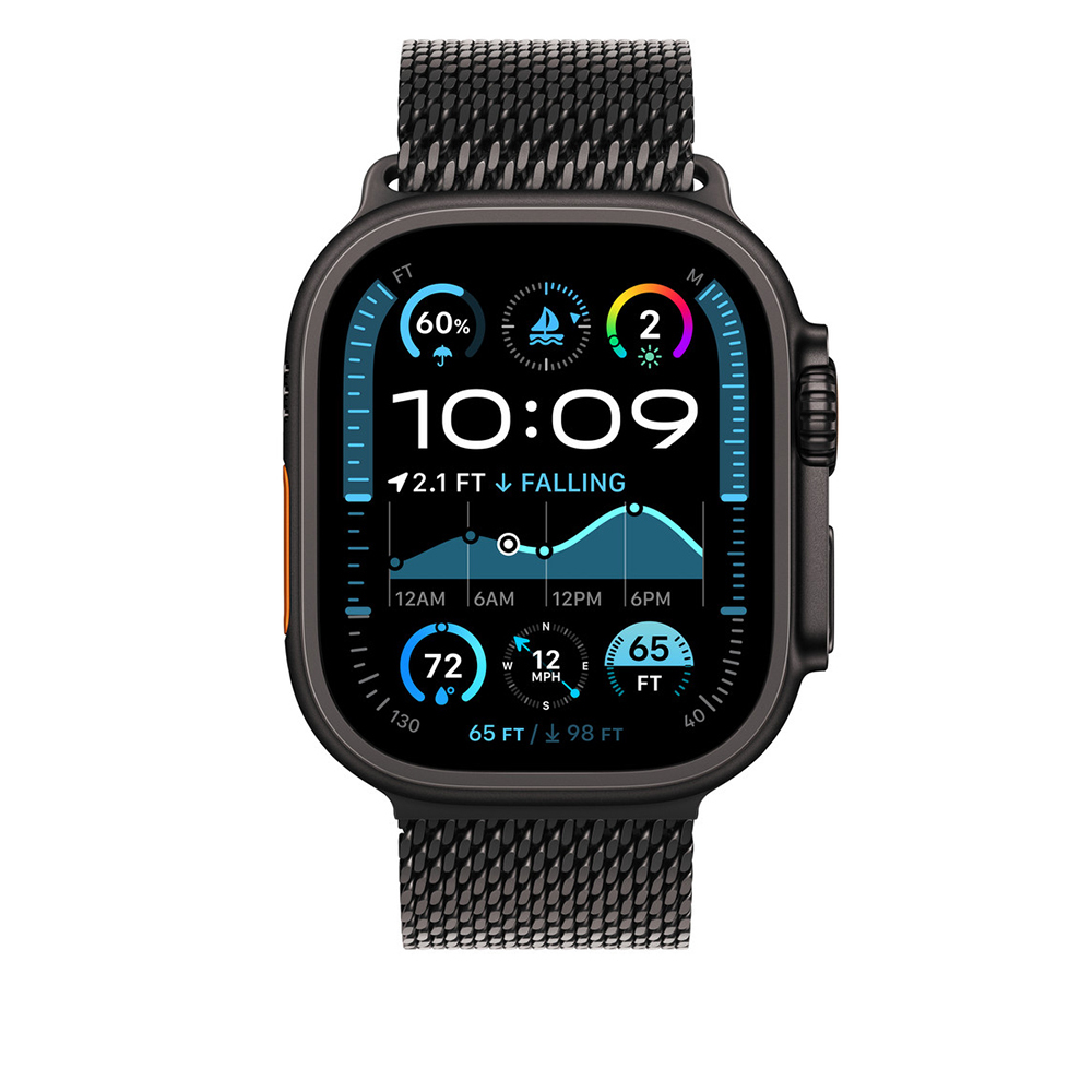 Apple Watch Ultra 49mm Zore KRD-100 Titanyum Hasır Kordon - 5