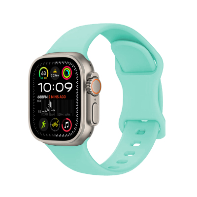 Apple Watch Ultra 49mm Zore KRD-131 Silicone Band Strap Açık Yeşil