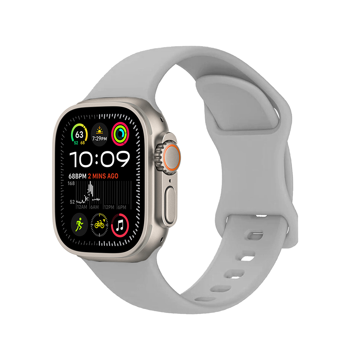 Apple Watch Ultra 49mm Zore KRD-131 Silicone Band Strap - 5