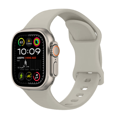 Apple Watch Ultra 49mm Zore KRD-131 Silicone Band Strap Stone