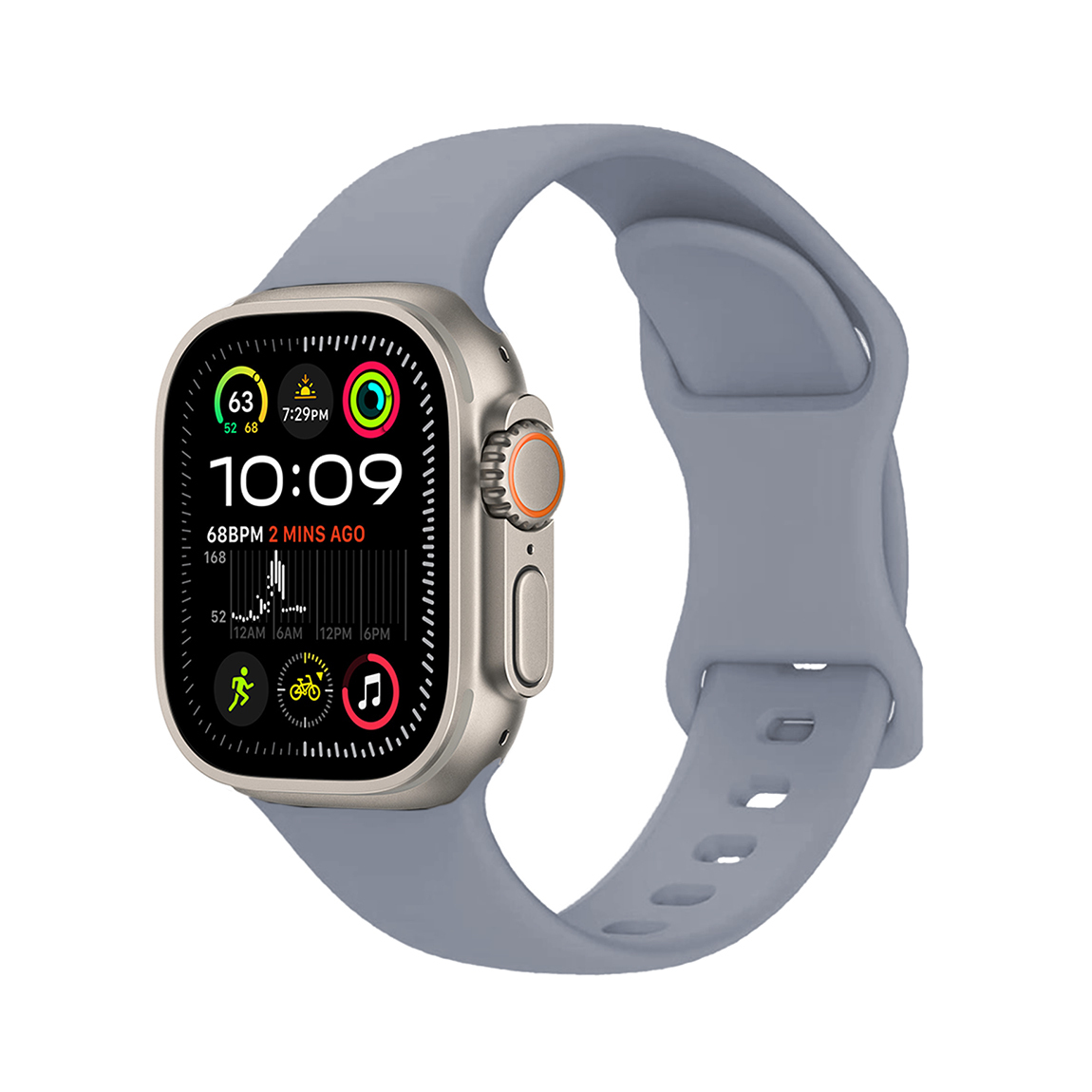 Apple Watch Ultra 49mm Zore KRD-131 Silikon Kordon Strap Kayış - 2