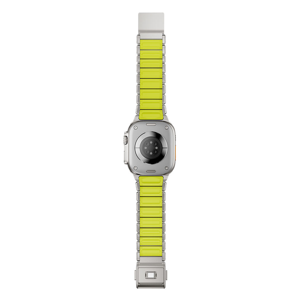 Apple Watch Ultra 49mm Zore KRD-152 Titanium Silicone Band - 16