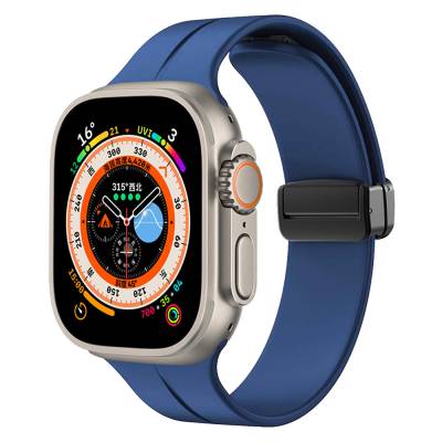 Apple Watch Ultra 49mm Zore KRD-84 Silicon Cord Blue