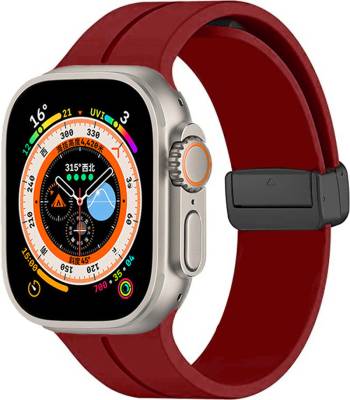 Apple Watch Ultra 49mm Zore KRD-84 Silicon Cord Derin Mor