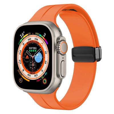 Apple Watch Ultra 49mm Zore KRD-84 Silicon Cord Orange