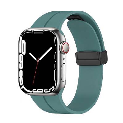 Apple Watch Ultra 49mm Zore KRD-84 Silicon Cord Green
