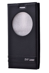 Asus Zenfone 2 Laser ZE500KL Kılıf Zore Elite Kapaklı Kılıf Siyah