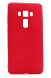 Asus Zenfone 3 Delüxe ZS570KL Kılıf Zore Premier Silikon Kapak Kırmızı