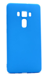 Asus Zenfone 3 Delüxe ZS570KL Kılıf Zore Premier Silikon Kapak Mavi
