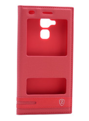 Asus Zenfone 3 Max ZC520TL Kılıf Zore Elite Kapaklı Kılıf Kırmızı