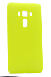Asus Zenfone 3 ZE552KL Kılıf Zore Premier Silikon Kapak Sarı