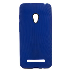 Asus Zenfone 5 Case Zore Line Silicon Cover Navy blue