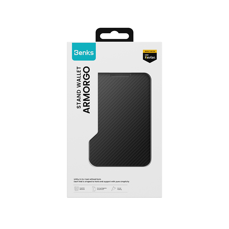 Benks ArmorGo 600D Aramid Fiber Magnetic Stand Card Holder - 23