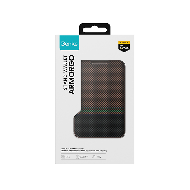 Benks ArmorGo 600D Aramid Fiber Magnetic Stand Card Holder - 24