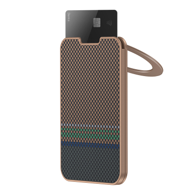 Benks ArmorGo 600D Aramid Fiber Magnetic Stand Card Holder Gold
