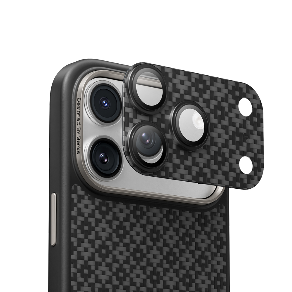 Benks ArmorWarrior ArmorGrid Series Kevlar Camera Lens Protector for Apple iPhone 17 Pro - 9