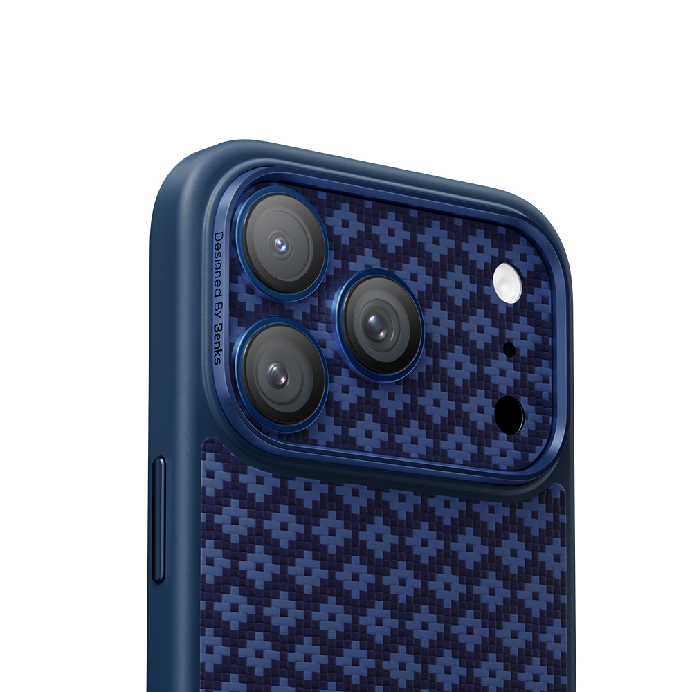 Benks ArmorWarrior ArmorGrid Series Kevlar Camera Lens Protector for Apple iPhone 17 Pro Max - 15