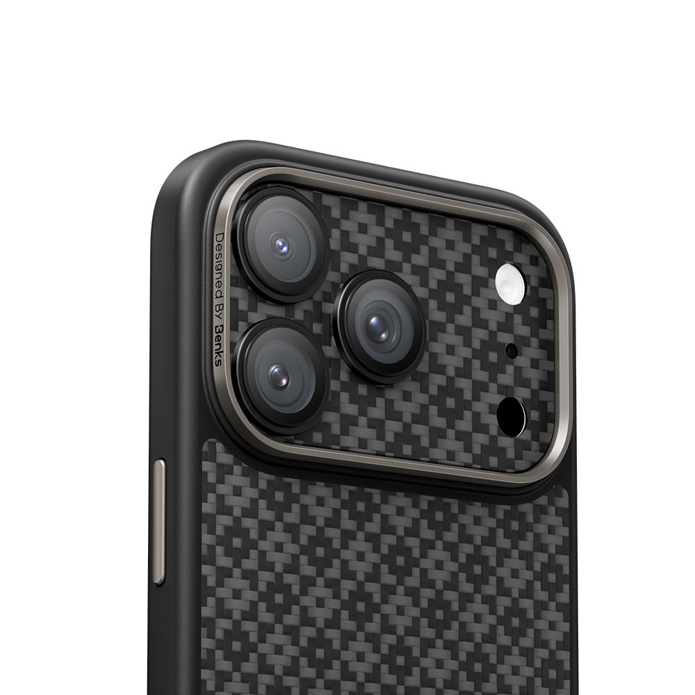 Benks ArmorWarrior ArmorGrid Series Kevlar Camera Lens Protector for Apple iPhone 17 Pro Max - 16