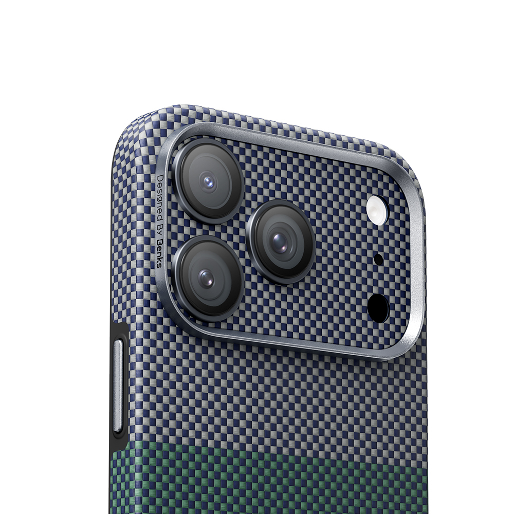 Benks ArmorWarrior Aurora Series Kevlar Camera Lens Protector for Apple iPhone 17 Pro - 6