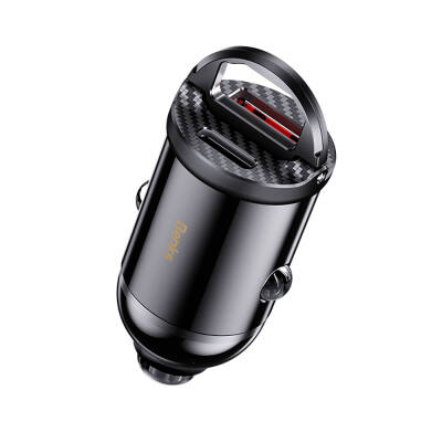 Benks C30SE Fast Charging Dual Port PD Car Charger 30W Max Black