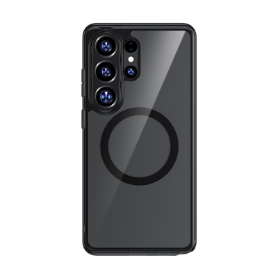 Benks Crystal Series Transparent Case for Galaxy S26 Ultra with M-safe Charging Feature Black