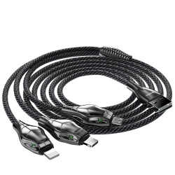 Benks D27 3 in 1 Snake Lightning+Lightning+Micro Cable 1.5M - 10