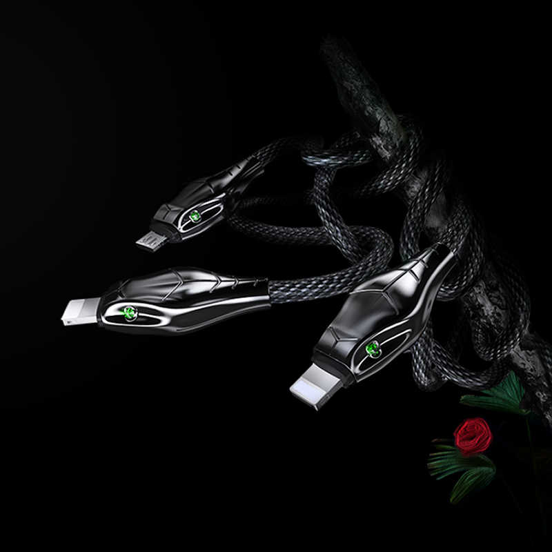 Benks D27 3 in 1 Snake Lightning+Lightning+Micro Cable 1.5M - 5
