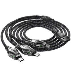 Benks D27 3 in 1 Snake Lightning+Micro+Type-C Cable 1.5M - 8