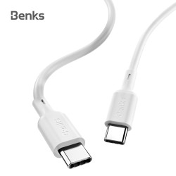 Benks D36 Type-C Fast Charging Usb Kablo 1.2m Beyaz