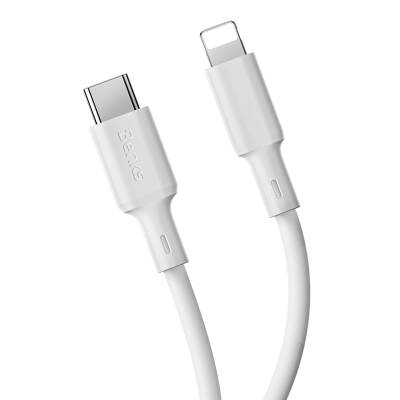 Benks D45 Type-C to Lightning PD Fast Charge and Data Cable 480Mbps 1.2 Meters White