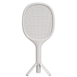 Benks DW01 Electric Stand Lighted Fly Repellent Racket White
