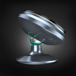 Benks H10 Magnetic Car Mount (Dash Board) Car Holder Grey