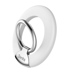 Benks L42 Magnetic Phone Ring Holder White