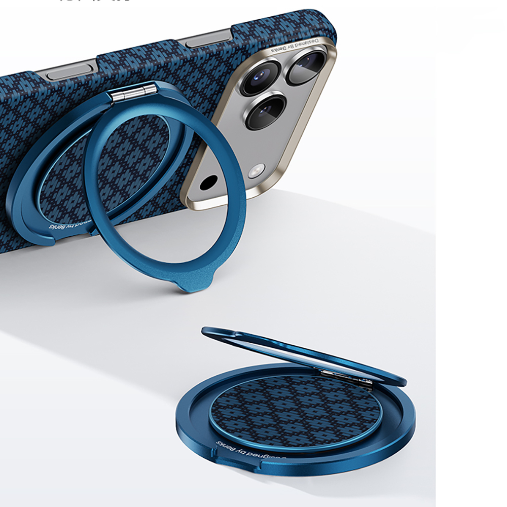 Benks L56 Magnetic 360 Degree Rotatable ArmorPop Kevlar Design Finger Ring Stand - 15