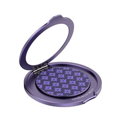 Benks L56 Magnetik 360 Derece Dönebilen ArmorPop Kevlar Tasarımlı Parmak Ring Stand Mor