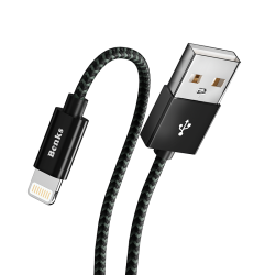 Benks M07 MFI Lightning Cable 25Cm Black
