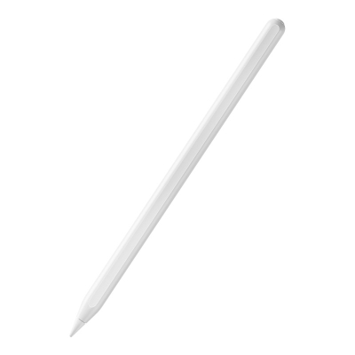 Benks Magnetik Wireless Şarj Özellikli Palm Rejection Kapasitif Dokunmatik Çizim Kalemi Beyaz