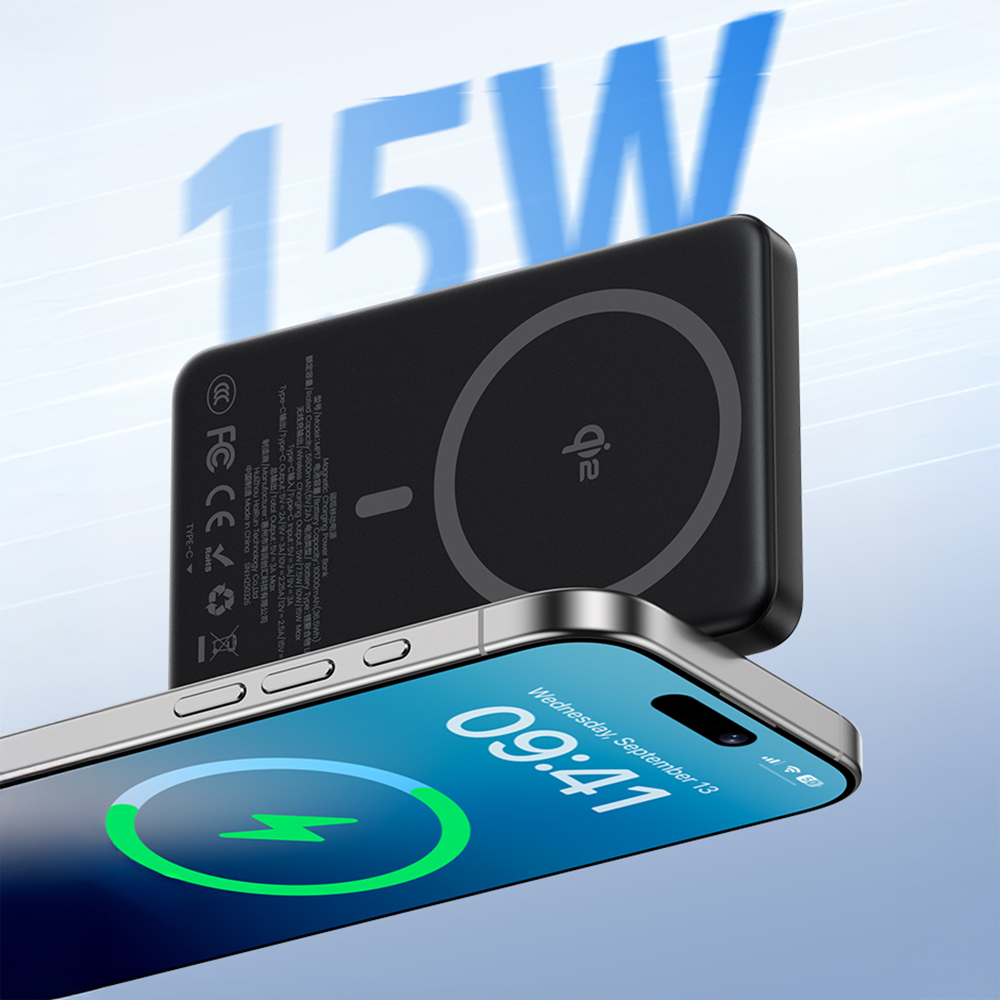 Benks MP17 ArmorGo M-safe Charging Feature 600D Aramid Fiber Qi2 Technology Powerbank 15W 10000mAh - 5