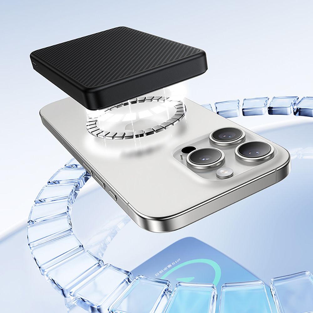 Benks MP17 ArmorGo M-safe Charging Feature 600D Aramid Fiber Qi2 Technology Powerbank 15W 10000mAh - 7