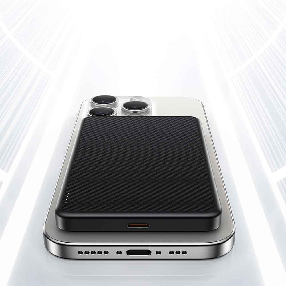 Benks MP17 ArmorGo M-safe Charging Feature 600D Aramid Fiber Qi2 Technology Powerbank 15W 10000mAh - 10