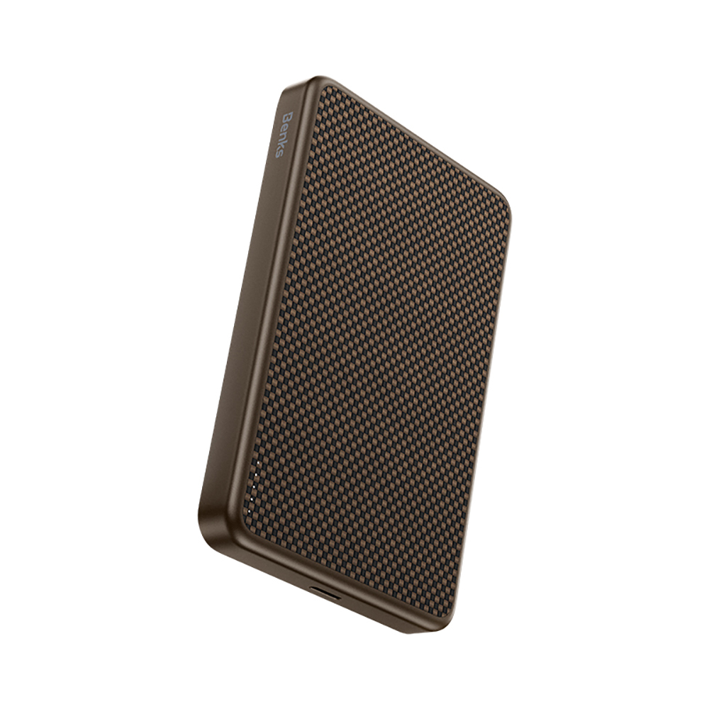 Benks MP17 ArmorGo M-safe Şarj Özellikli ArmorTint Aramid Fiber Qi2 Teknolojili Powerbank 15W 10000mAh - 6