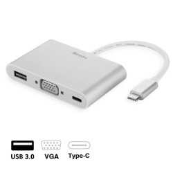 Benks U20 Type-C to 3 in 1 Adapter (Usb 3.0+VGA+Type-C) - 10