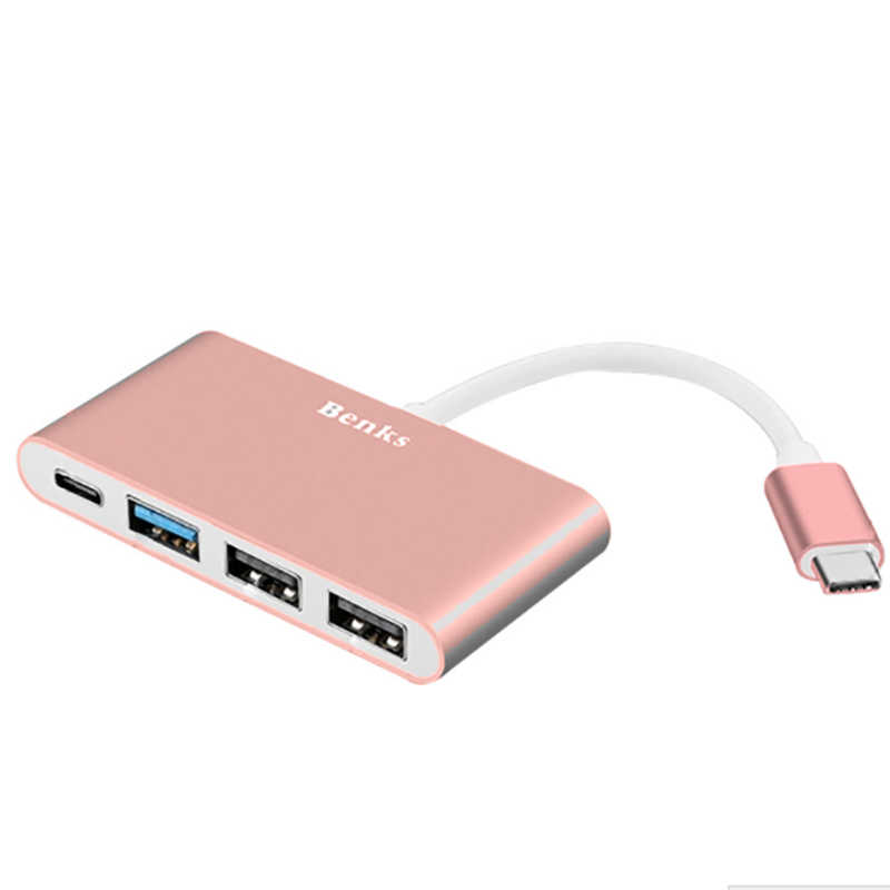 Benks U23 Type-C to 3 in 1 Usb Adapter (Usb 3.0+2.Usb2.0) - 1