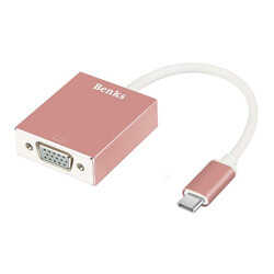 Benks Usb 3.1 Type-C to VGA Adapter - 9 Benks Usb 3.1 Type-C to VGA Adapter - 9