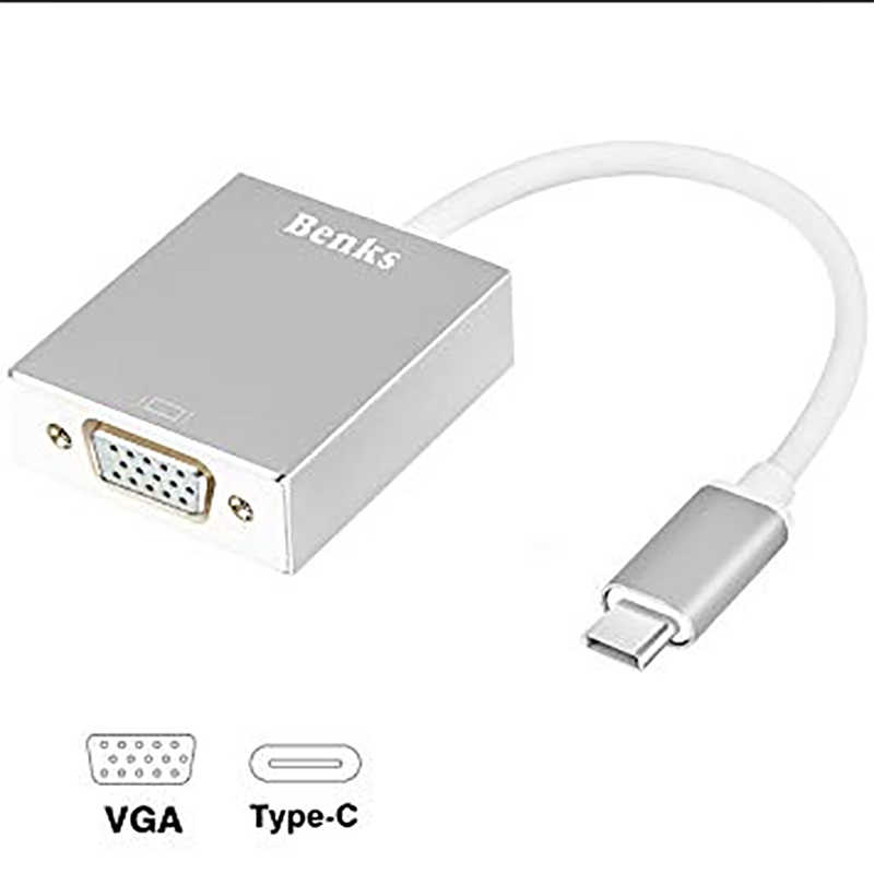 Benks Usb 3.1 Type-C to VGA Adapter - 4 Benks Usb 3.1 Type-C to VGA Adapter - 4