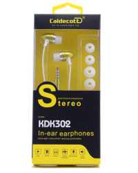 Caldecott KDK-302 Mp3 Stereo Kulaklık Gold