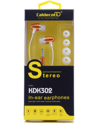 Caldecott KDK-302 Mp3 Stereo Kulaklık Turuncu